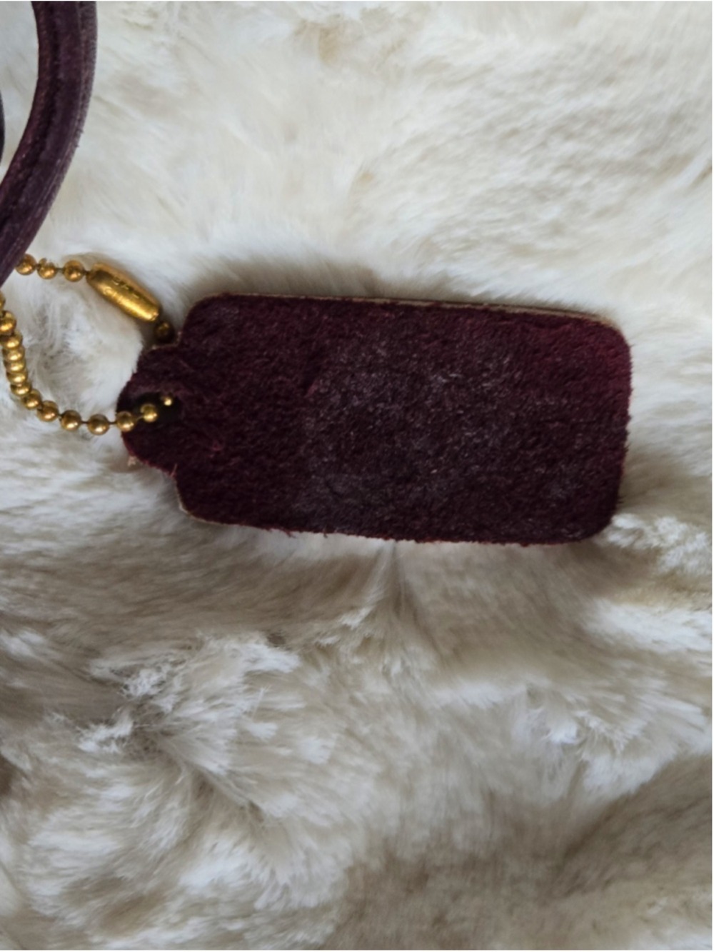 Vintage Coach Dinky Burgandy Leather Crossbody Bag - Picture 7 of 13